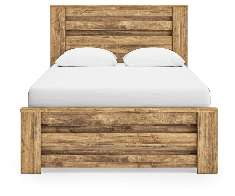Maystonna Brown Queen Panel Bed - PCB1580B4