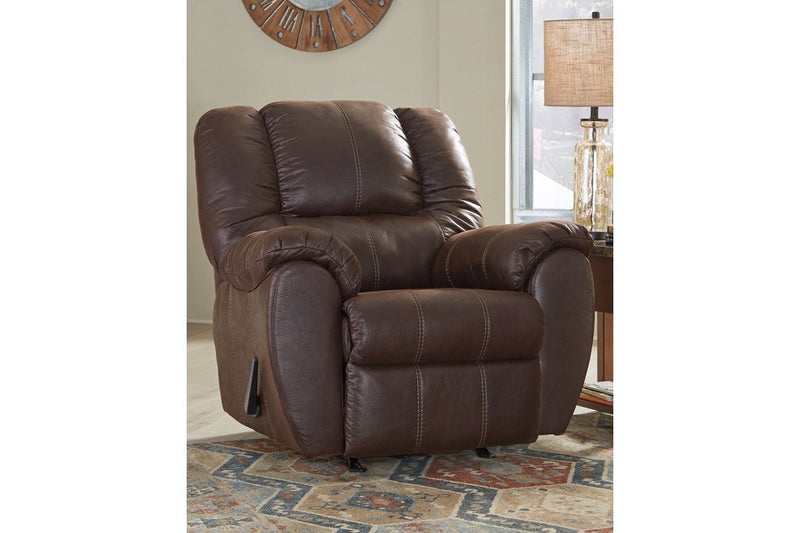 McGann Walnut Recliner - Lara FurnitureRecliner