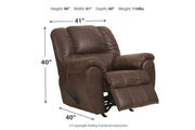 McGann Walnut Recliner - Lara FurnitureRecliner