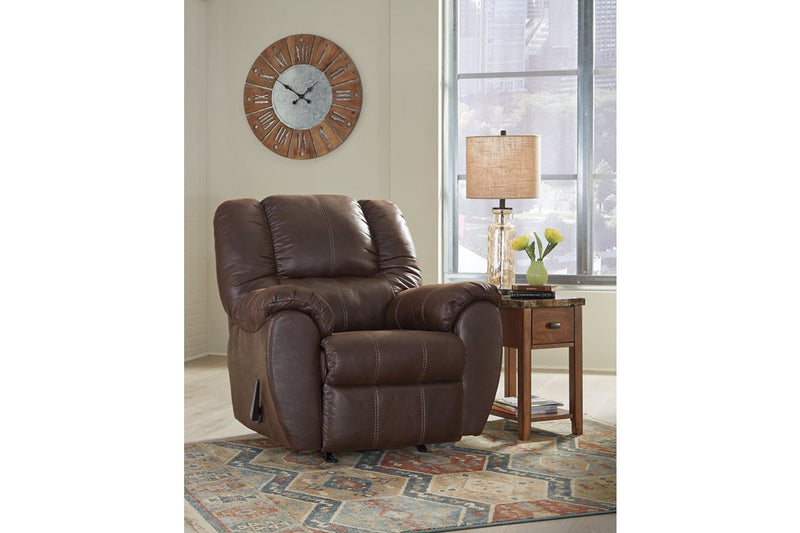 McGann Walnut Recliner - Lara FurnitureRecliner