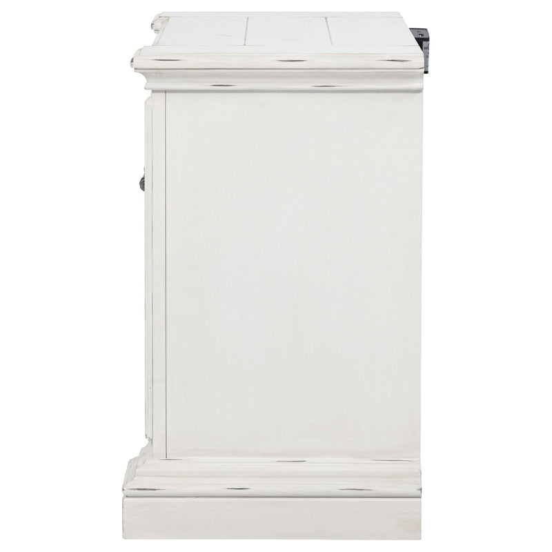 McKinney 2-drawer Nightstand with Dual USB Vintage White - 215872