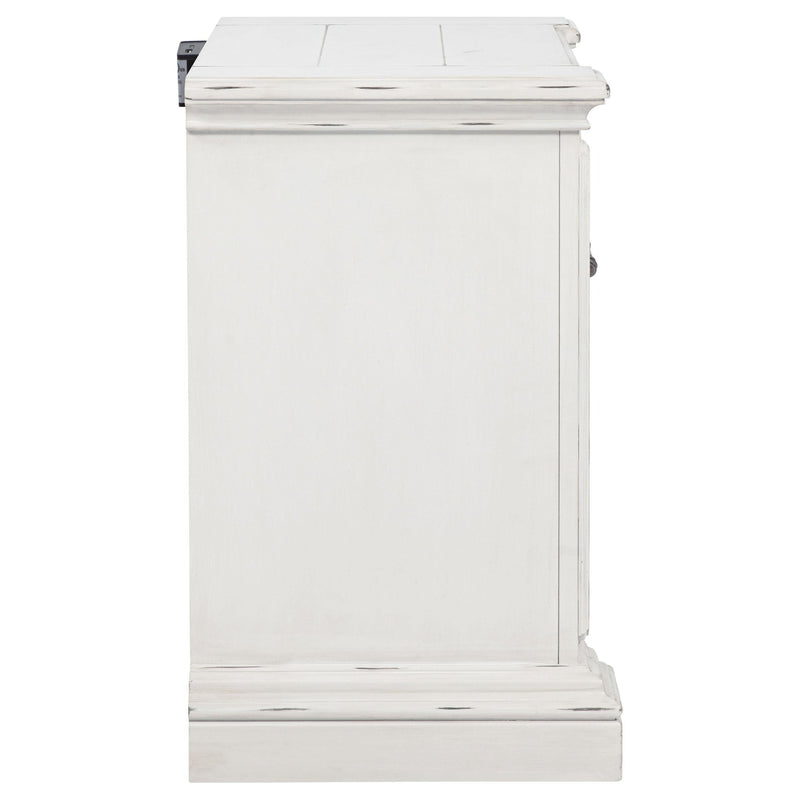 McKinney 2-drawer Nightstand with Dual USB Vintage White - 215872