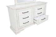 McKinney 4-piece Eastern King Bedroom Set Vintage White - 215871KE-S4