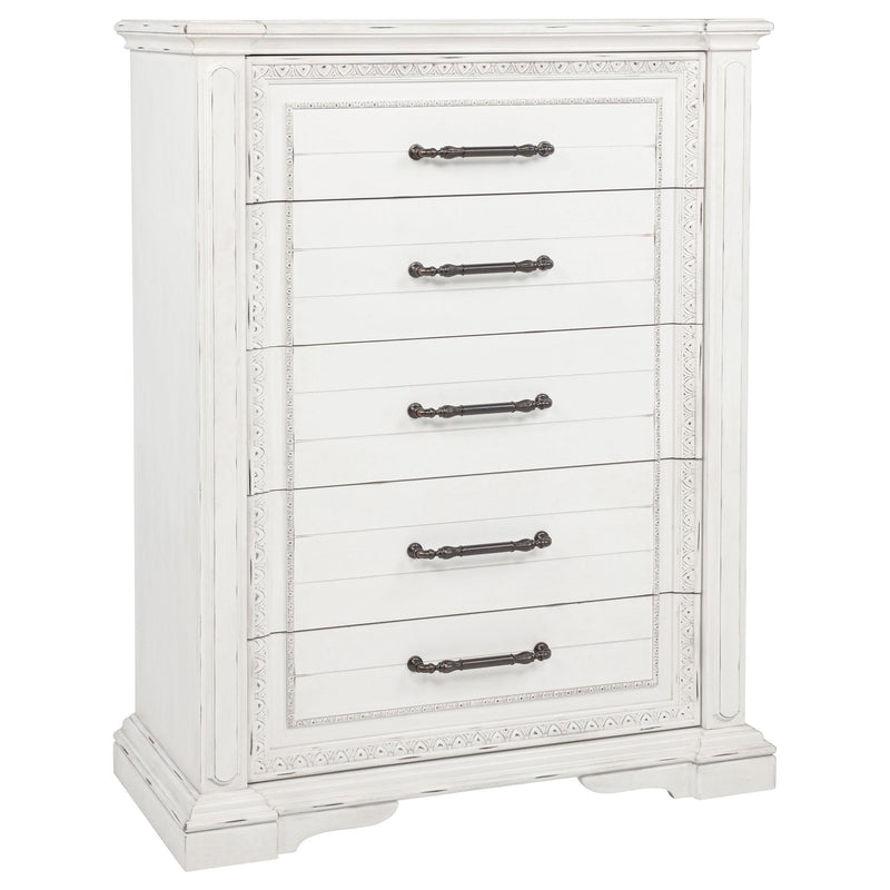 McKinney 5-piece Eastern King Bedroom Set Vintage White - 215871KE-S5