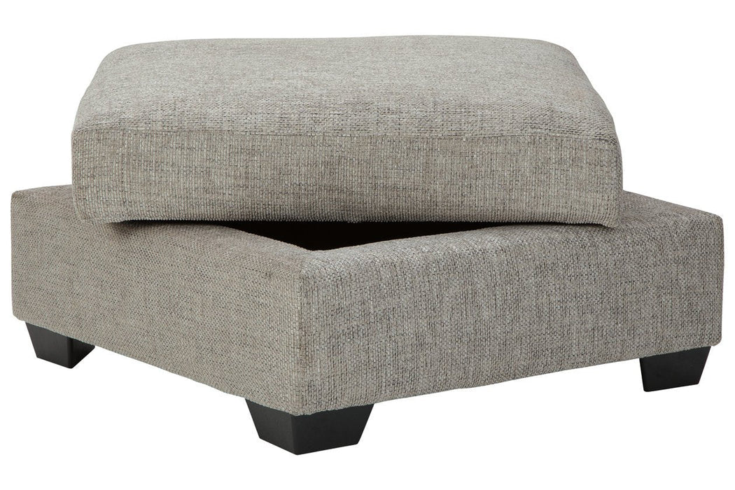 Megginson Storm Ottoman With Storage - Gate FurnitureOttoman