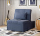 Mello Pull Out Chair In A Box (Corvet Navy) - Gate FurnitureLiving Room Chair