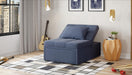 Mello Pull Out Chair In A Box (Corvet Navy) - Gate FurnitureLiving Room Chair