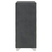 Melody 5-drawer Bedroom Chest Grey - 223385