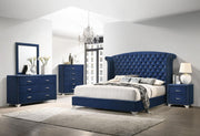Melody 5-piece California King Bedroom Set Pacific Blue - 223371KW-S5