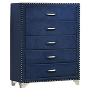 Melody 5-piece California King Bedroom Set Pacific Blue - 223371KW-S5