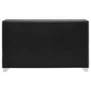 Melody 6-drawer Upholstered Dresser Grey - 223383