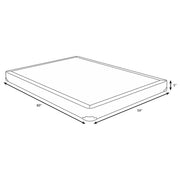 Mercer 5-inch Queen Low Profile Box Spring Foundation - 350415Q