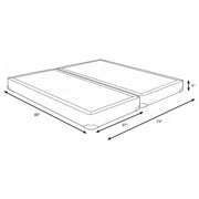 Mercer 5-inch Split Eastern King Low Profile Foundation - 350415KE