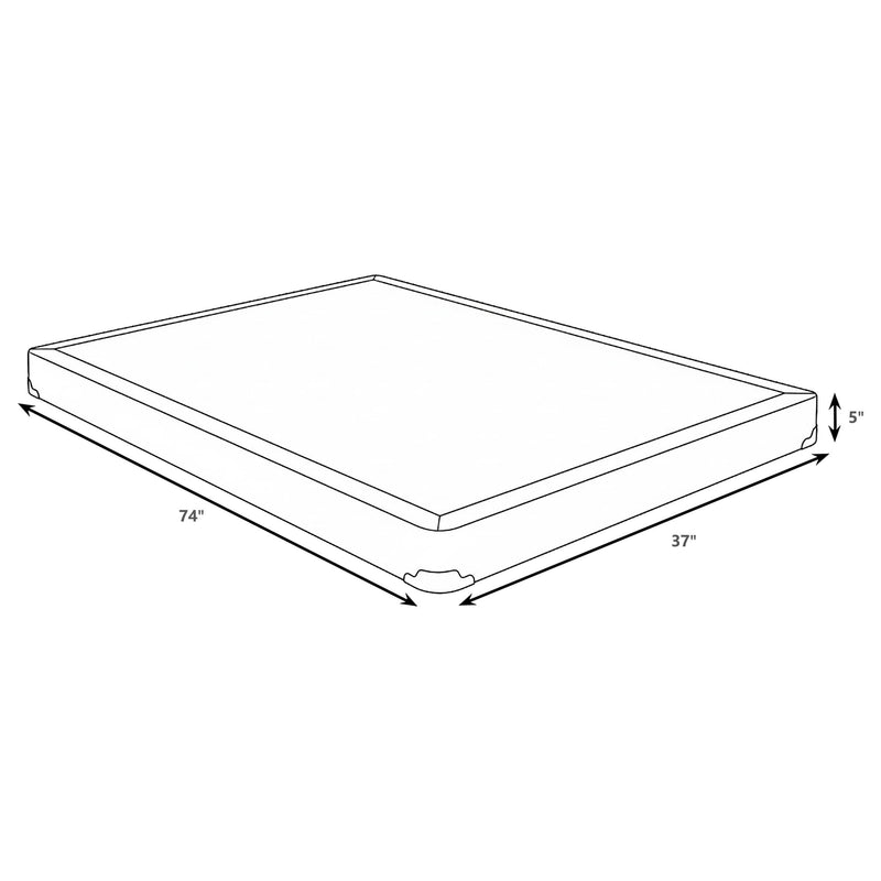 Mercer 5-inch Twin Low Profile Box Spring Foundation - 350415T