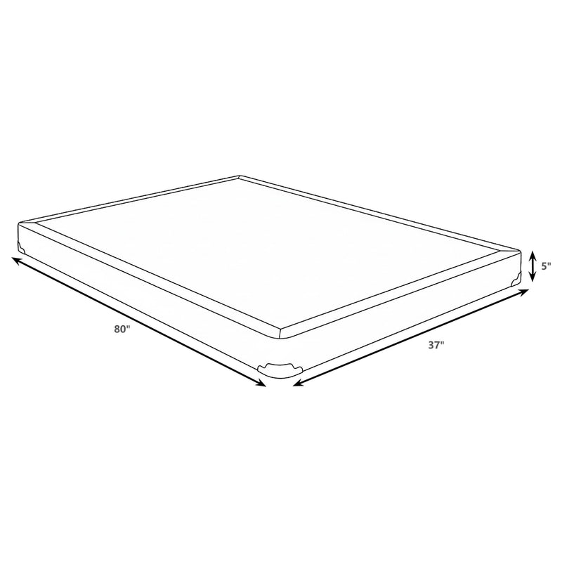 Mercer 5-inch Twin XL Low Profile Box Spring Foundation - 350415TL