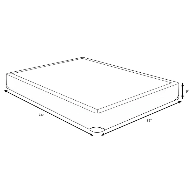 Mercer 9-inch Twin Standard Box Spring Foundation - 350416T