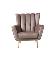 Merida Coffee Velvet Chair - MERIDACOFFEE-C