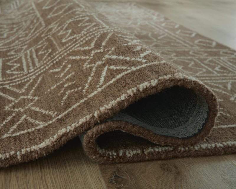Merrittman Brown/Ivory 5' x 7' Area Rug - R407702