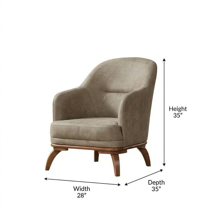 Mia Chair Beige in Beige - 101-MIA-ALA03-B