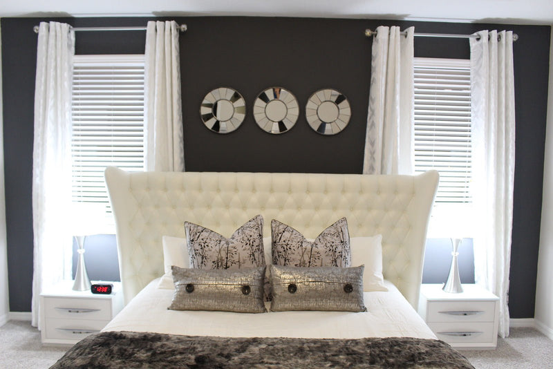 Miami Bed Queen - Lara FurnitureQueen Bed