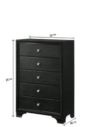 Micah Black LED Upholstered Panel Youth Bedroom Set - Lara FurnitureYouth Bedroom Set