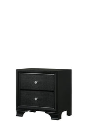Micah Black LED Upholstered Panel Youth Bedroom Set - Lara FurnitureYouth Bedroom Set
