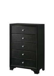 Micah Black LED Upholstered Panel Youth Bedroom Set - Lara FurnitureYouth Bedroom Set