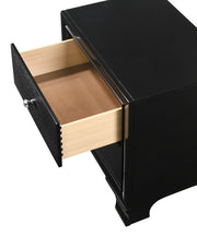 Micah Black LED Upholstered Panel Youth Bedroom Set - Lara FurnitureYouth Bedroom Set
