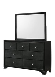 Micah Black LED Upholstered Panel Youth Bedroom Set - Lara FurnitureYouth Bedroom Set
