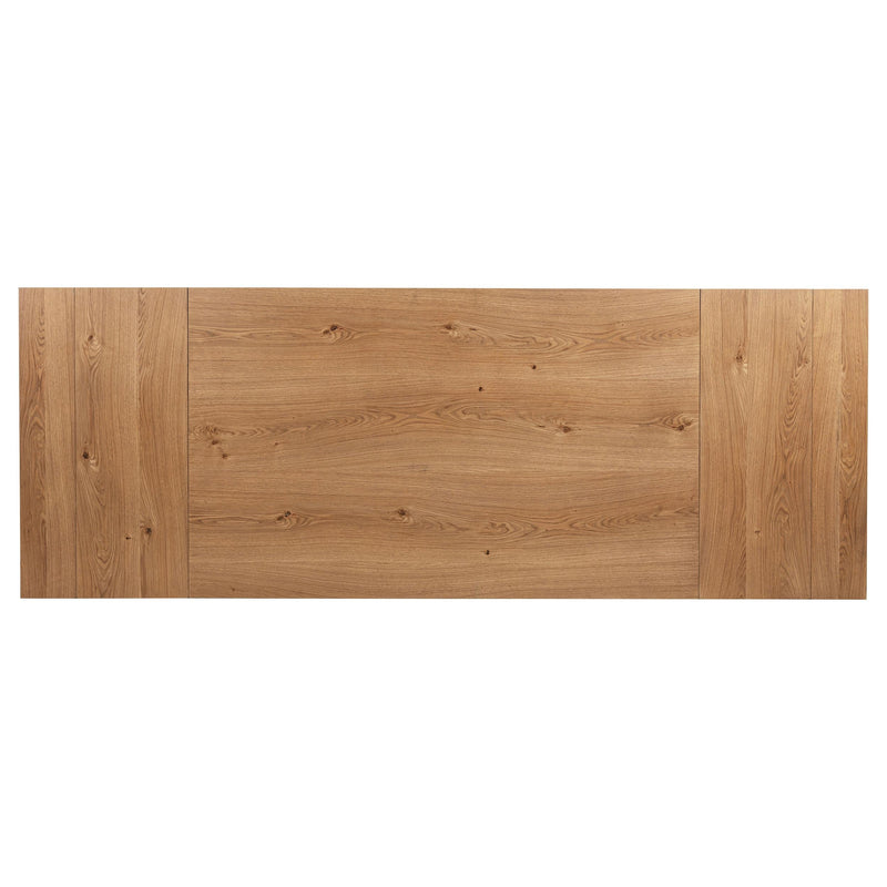 Middleton 106-inch Extension Leaf Dining Table Natural Brown - 108541