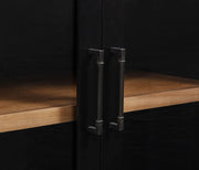 Middleton 4-door Sideboard Server with Dual Drawers Black - 108545BLK