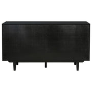 Middleton 4-door Sideboard Server with Dual Drawers Black - 108545BLK