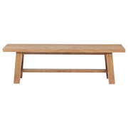 Middleton 60-inch Wood Backless Dining Bench Natural Brown - 108543