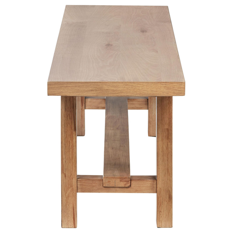 Middleton 60-inch Wood Backless Dining Bench Natural Brown - 108543