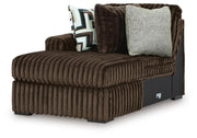 Midnight-Madness 3-Piece Sectional, Oversized Chair and Ottoman - 98104U10