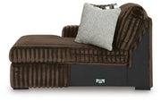Midnight-Madness 3-Piece Sectional, Oversized Chair and Ottoman - 98104U10