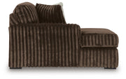 Midnight-Madness 3-Piece Sectional, Oversized Chair and Ottoman - 98104U10
