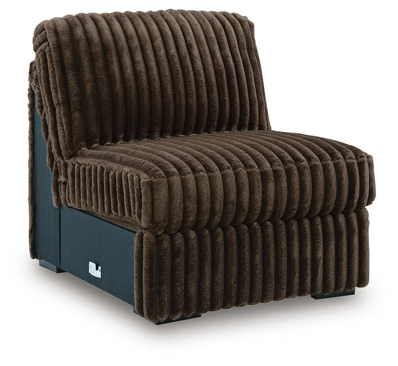 Midnight-Madness Chocolate Armless Chair - 9810446