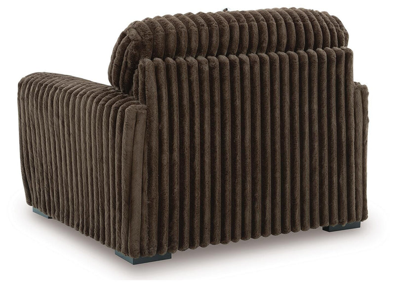 Midnight-Madness Chocolate Oversized Chair - 9810423