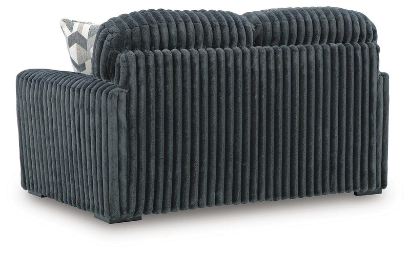 Midnight-Madness Gunmetal Loveseat - 9810535
