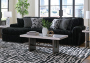 Midnight - Madness Onyx 2 - Piece LAF Sectional - Lara FurnitureSectional