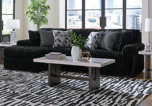 Midnight - Madness Onyx 2 - Piece LAF Sectional - Lara FurnitureSectional