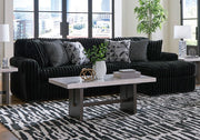 Midnight - Madness Onyx 2 - Piece RAF Sectional - Lara FurnitureSectional