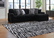 Midnight - Madness Onyx 2 - Piece RAF Sectional - Lara FurnitureSectional