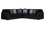 Midnight - Madness Onyx 3 - Piece Sectional - Lara FurnitureSectional