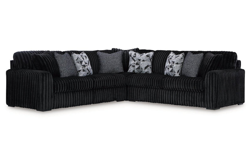 Midnight - Madness Onyx 3 - Piece Sectional - Lara FurnitureSectional