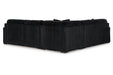 Midnight - Madness Onyx 3 - Piece Sectional - Gate FurnitureSectional