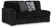 Midnight-Madness Onyx 3-Piece Sectional with Chaise - 98103S9
