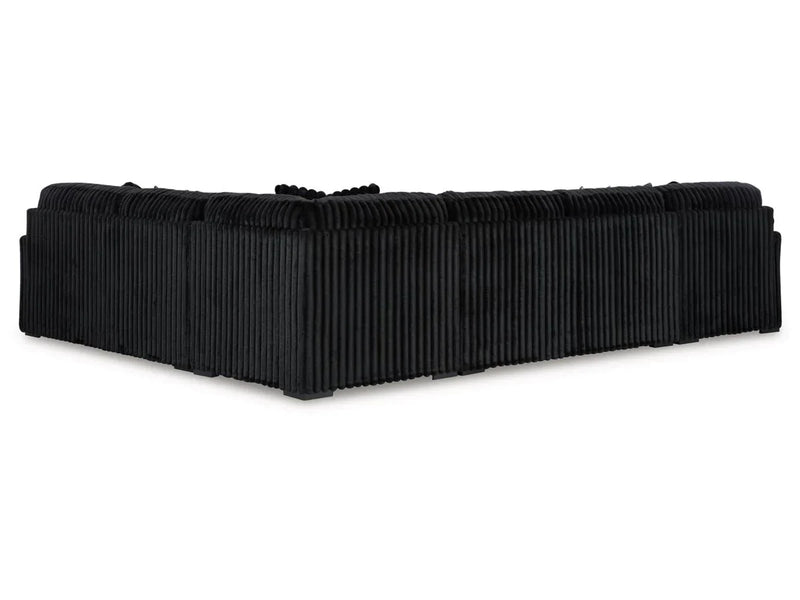 Midnight - Madness Onyx 4 - Piece LAF Sectional - Lara FurnitureSectional