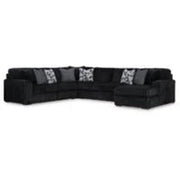 Midnight - Madness Onyx 4 - Piece RAF Sectional - Lara FurnitureSectional